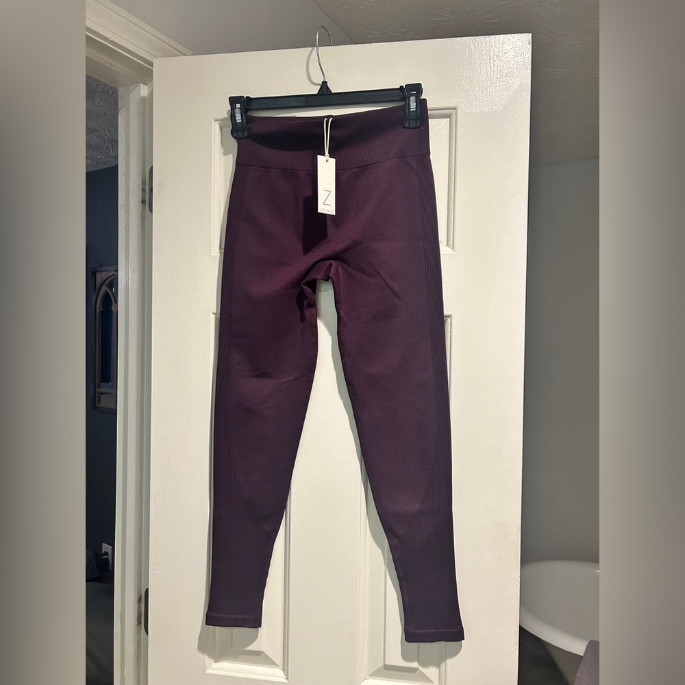 🆕 NWT Z Supply Plum Walk Out Seamless Legging - Picture 6 of 11